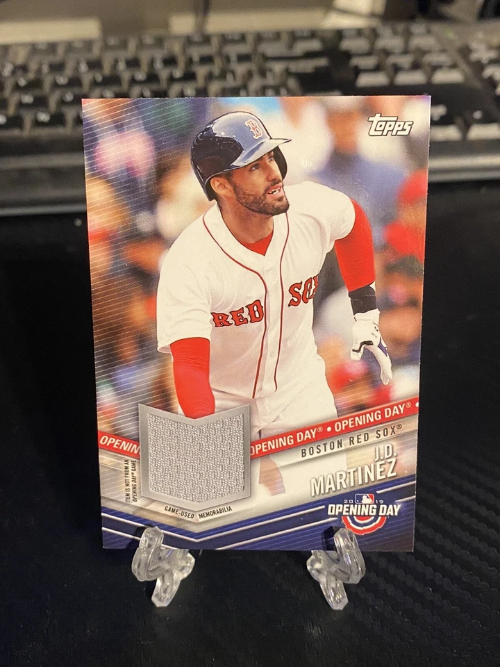 2019 Topps JD Martinez Opening Day Game Used Memorabilia - Image 2 of 4