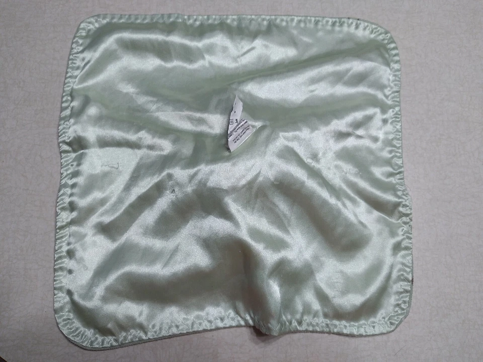 Bean Sprout Baby Lovey Oso de Peluche Lunares Verdes Vellón Satinado Chupete Foto 3 de 4