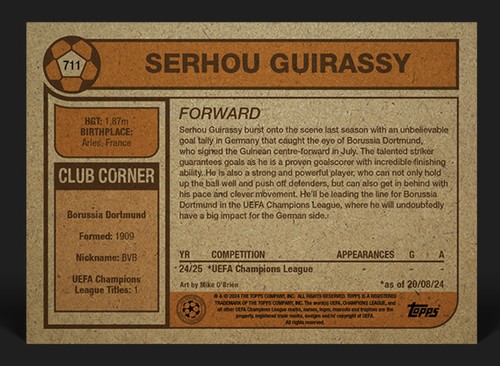 TOPPS UEFA CLUB COMPETITIONS LIVING SET ⭐ 2025 ⭐ LISTA / SERIE (PREVENDITA) - Imagen 45 de 109