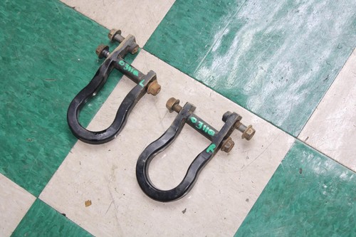 07-13 Silverado 1500 Front Bumper Pair Left LH Right RH Tow Hooks W/ Hardware OE - Picture 11 of 12