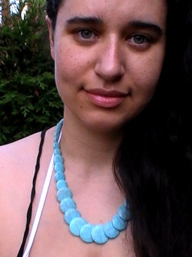 Native American Turquoise Necklace Gorgeous stone necklace blessed by N.American - Picture 5 of 5