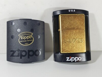 Zippo Vintage Series 1937 ゴールドライター Zippo Vintage Series 1937 ゴールドライター - メルカリ
