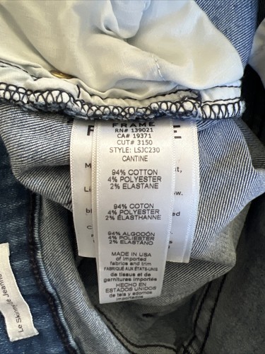 Frame Jeans - Le High Skinny - High Waisted- Size 32 Cantine - Imagen 7 de 9