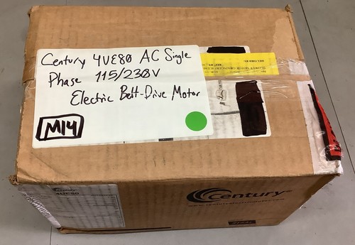 Century 4UE80 AC Single Phase 115/230V Electric Belt-Drive Motor (M14) - Picture 11 of 13
