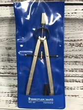 Vintage Staedtler Mars Masterbow Precision Compass 551 40  Made in West Germany