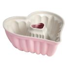 Paris Hilton 9 Inch Heart Shaped Fluted Cake Pan Nonstick Baking Pan