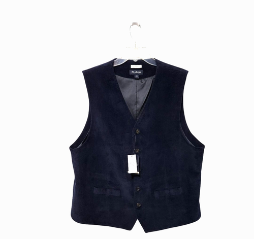Jos A Bank Corduroy Vest Waistcoat Blue Men’s 2XL Tailored Fit NWT - Picture 4 of 16