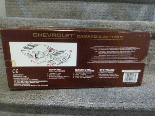 Road Legends Collection 1:18 1967 Chevrolet Camaro Z-28 red black stripes RARE - Picture 6 of 6