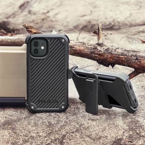 Pelican Shield Case + Holster - iPhone 12 mini - Black - Picture 2 of 6