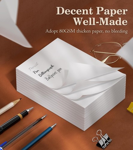 Small Memo Pads 4x6 - 10 Pads, 500 Sheets - Blank Note Pads for Office & School - Picture 6 of 9