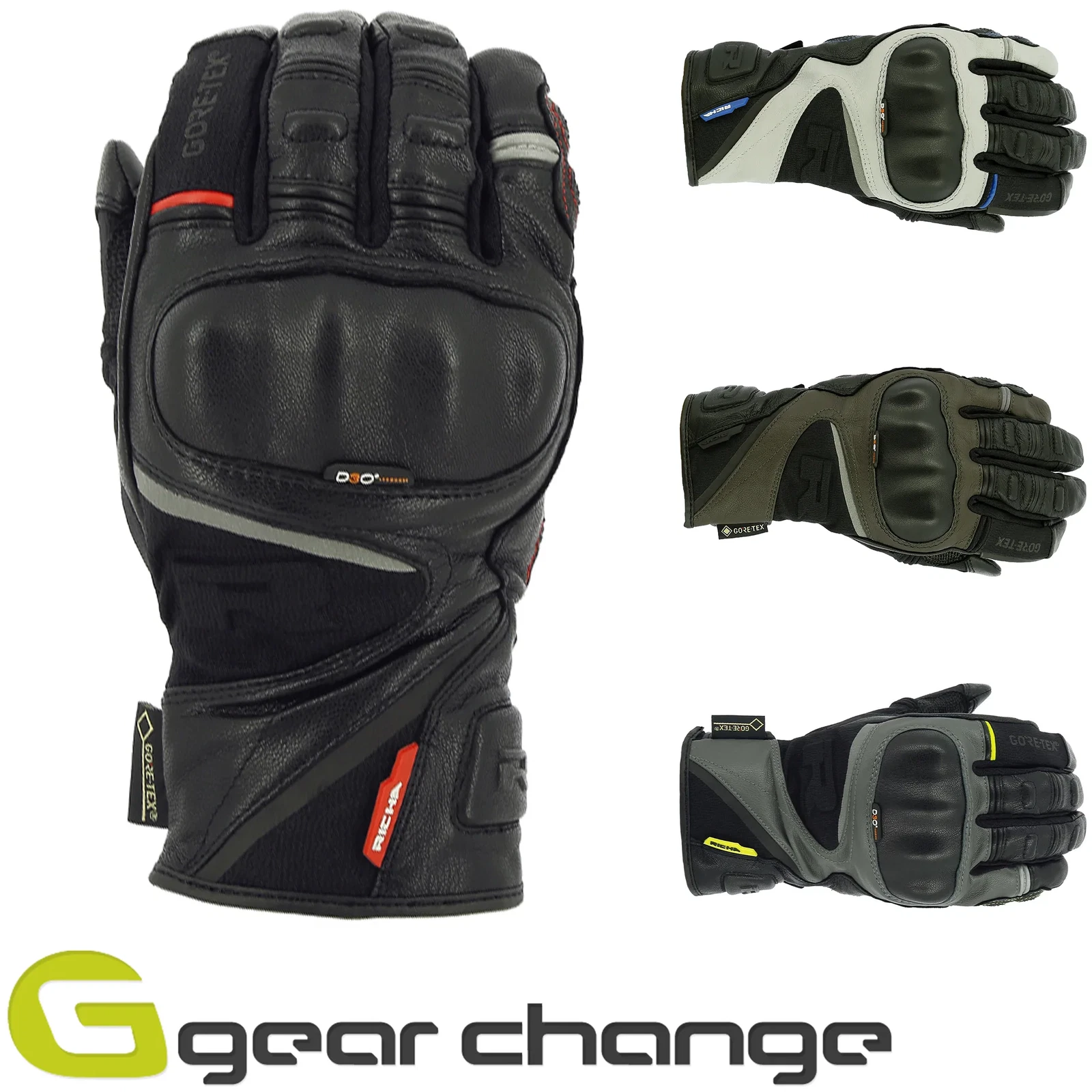 Richa Atlantic Gore-Tex Motorcycle Gloves