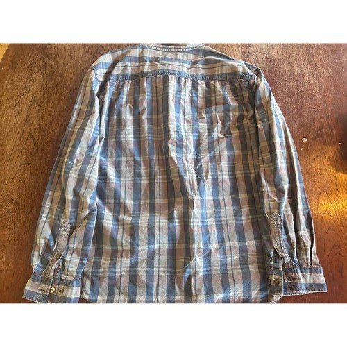 Camicia Carhartt uomo extra large vintage pesante flanella a quadri camicia da lavoro coro - Foto 7 di 10