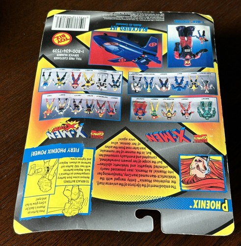 Figura de acción Marvel X-Men Phoenix Toy Biz 1994 nueva en tarjeta X-MEN PHOENIX SAGA - Imagen 11 de 13