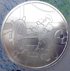 1 oz. STEAMBOAT WILLIE 1928 almost 100 years round .999 fine silver