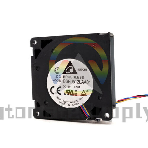 Ventilador de refrigeración turbo soplador DELTA BSB0512LAA01 12V 0.10A 50*50*10mm 5010 4 pines PWM - Imagen 3 de 7