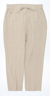 Peacocks ladies linen trousers clearance