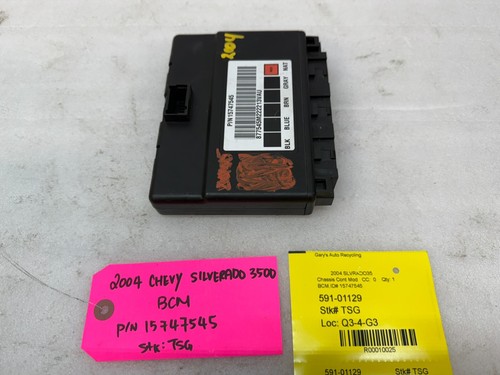 03 04 Chevrolet GMC DURAMAX LB7 6.6 BODY CONTROL MODULE BCM 15747545 - Picture 3 of 9