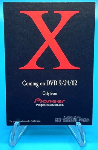 Anime TV X Project Series Kotori Monou Tarjeta Promocional Animación Pionera 2002 Ex-Mt - Imagen 2 de 2