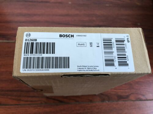 New Bosch D1260B P/N # 4998151558 ATM Keypad - Gray Modern Case - Sealed Boxes