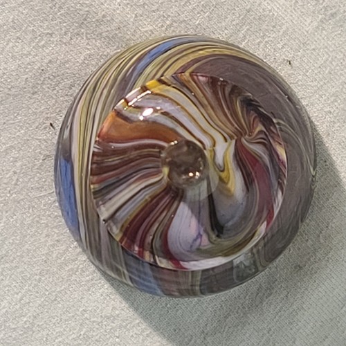 ANDY DAVIS, Glaskunst Kreisel & Sockel, Megans Run (?), #339G - Bild 8 von 9