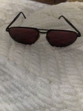 Vintage Sergio Tacchini ST1014 Black Metal Pilot Sunglasses FRAMES ONLY Italy