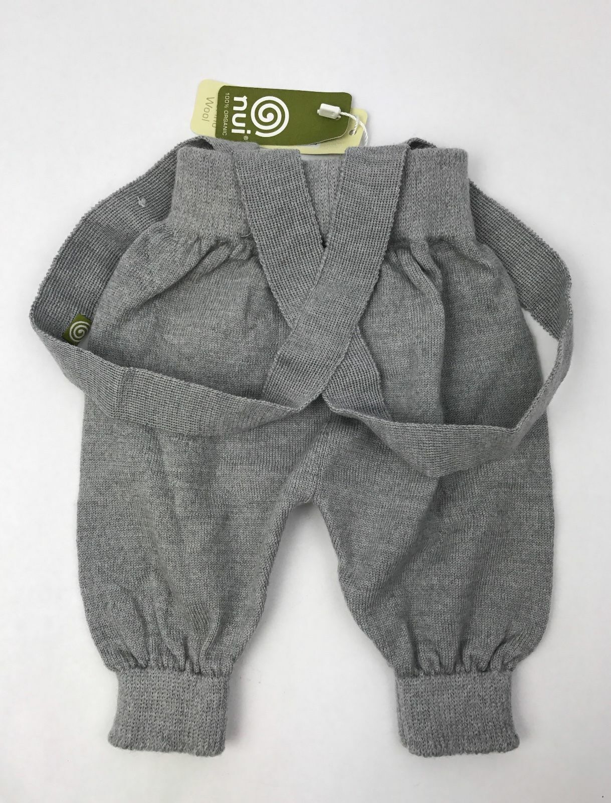 Nui Organics Knickerbockers Knicker Bockers Pants Overalls Silver Size 3-6M NWT