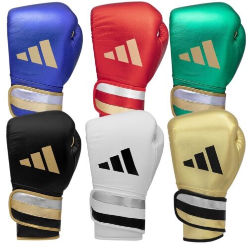 Adidas Adispeed Boxing Gloves Hook & Loop Sparring Gloves MMA Training Gloves - Picture 1 of 16