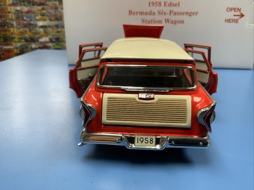 DANBURY MINT 1958 EDSEL BERMUDA SIX PASSENGER STATION WAGON - Picture 15 of 19
