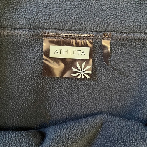 Athleta Gray Snowslide Fleece Cargo Skirt Pull On Golf Tennis Size Large - Picture 7 of 8