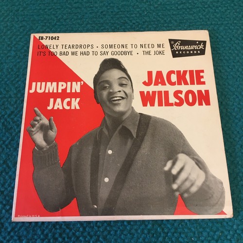 JACKIE WILSON "Jumpin' Jack" VINYL EP : Brunswick EB-71042 @ Soul Pop 1960 - Picture 2 of 5