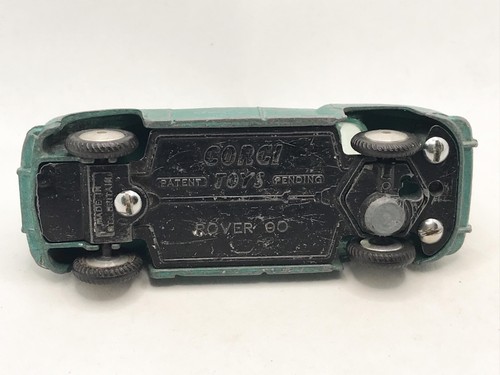 CORGI TOYS 204M ROVER 90 DIECAST MODEL CAR MECHANICAL TYPE 1956 METALLIC GREEN - Picture 5 of 5