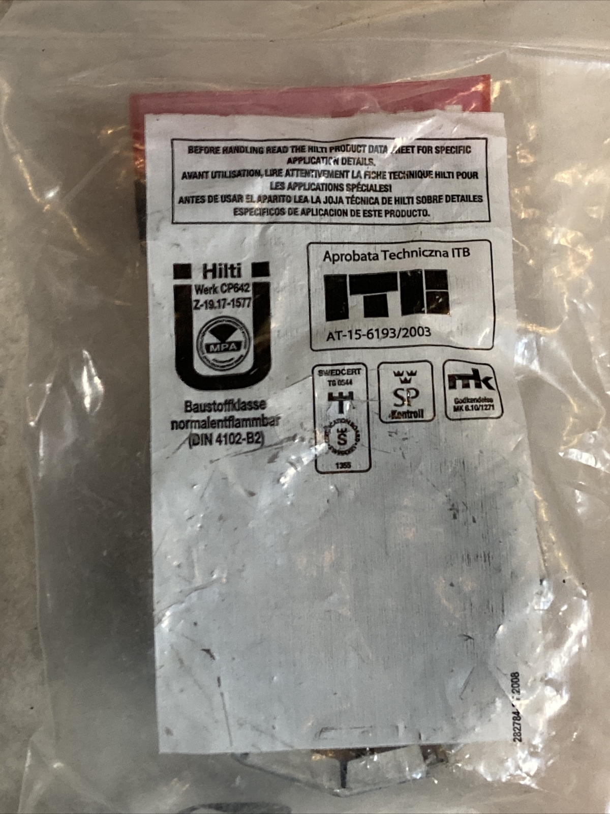 Hilti Brandschutzmanschette - Rohrmanschette CP644-632
