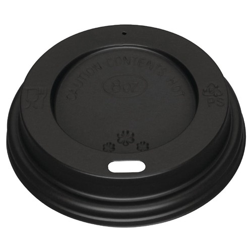 LIDS For Coffee Cups Lids Kraft lids 8oz/ 12 Oz Lids - Picture 2 of 3