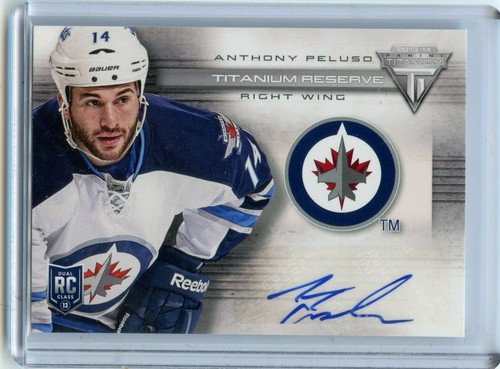  2013-14 Panini Titanium Titanium Reserve Autographs #TR-ANP Anthony Peluso - Picture 1 of 2