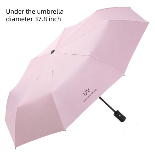 Automatic Umbrella Sun and Rain Anti-UV Windproof 3 Folding Compact Umbrella - Picture 27 of 30