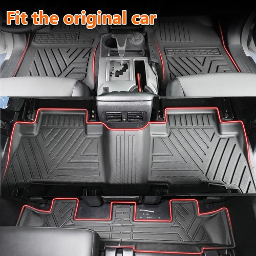 Cago Mats Floor Mats Trunk Liners Anti-Slip For 2013-2024 Toyota 4Runner 7 Seat - Picture 36 of 51