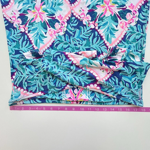 Lilly Pulitzer Ophelia Dress M Seaside Aqua Coconut Cove Cruise Resort Event - Picture 7 of 9