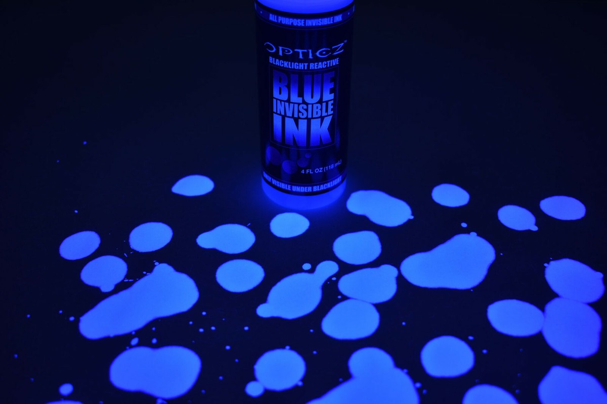 Opticz 4 Ounce All Purpose Invisible Blue UV Blacklight Reactive