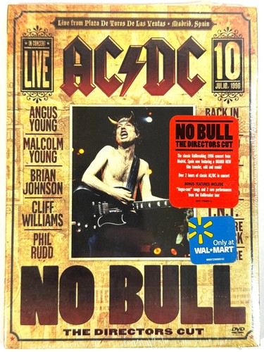 AC/DC NO BULL Directors Cut Live Concert NEW SEALED Classic Hard Rock Footage