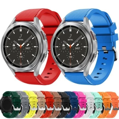 BNBUKLTD® For Samsung Galaxy Watch 4/5 / 5 /6 Pro Classic Strap Silicone Wrist Watch Band