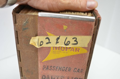 1962-1963 Dodge Plymouth or Chrysler Parts Book, Fury,Dart,Polara,Savoy,300 - Picture 3 of 10