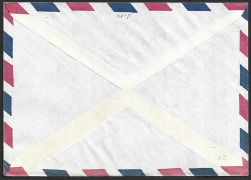 Netherland 1966 Air France Caravelle first flight cover Amsterdam - Paris - Bild 2 von 2