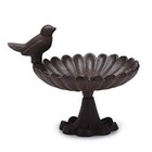 Cast Iron Wild Bird Feeders 6.7”Birdbath for Outdoors Patio Yard Garden Villa.