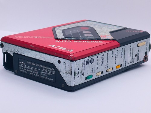 AIWA HS-J08 Walkman Cassette player Battery Lid missing powers up For parts - Picture 3 of 6