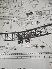 Handley Page Bomber 1/6 Scale  Plan set