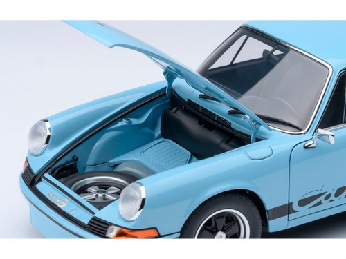 PORSCHE 911 CARRERA 2.7 RS GULF BLUE 1/18 MODEL CAR BY AUTOART 78032 - Picture 4 of 15