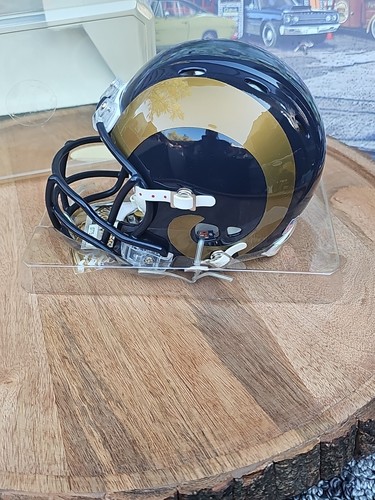 Riddell GOLD Black St. Louis Rams Revolution Speed  AUTHENTIC WITH COLLECTOR CAR - Picture 23 of 23