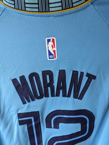 Camiseta deportiva Rookie Ja Morant Memphis Grizzlies Fed Ex 2019-2020 Swingman talla 52 XL - Imagen 4 de 5