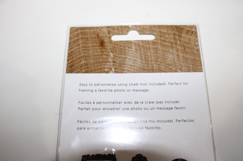 American Craft DIY Shop Hello 10PC Diecut Chalkboard Frames Scrapbooking Crafts - Picture 5 of 6