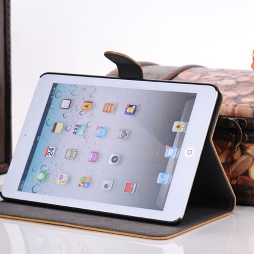 Vintage Leather Book Style Case Slim Magnetic Cover iPad Mini 1 2 3 with Retina - Picture 8 of 24